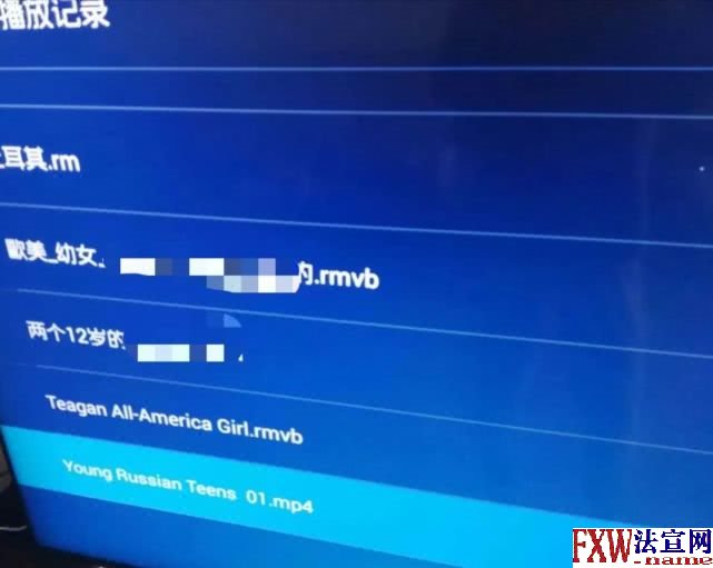 鲍某明家中电视上的色情片,大多是未成年人性题材